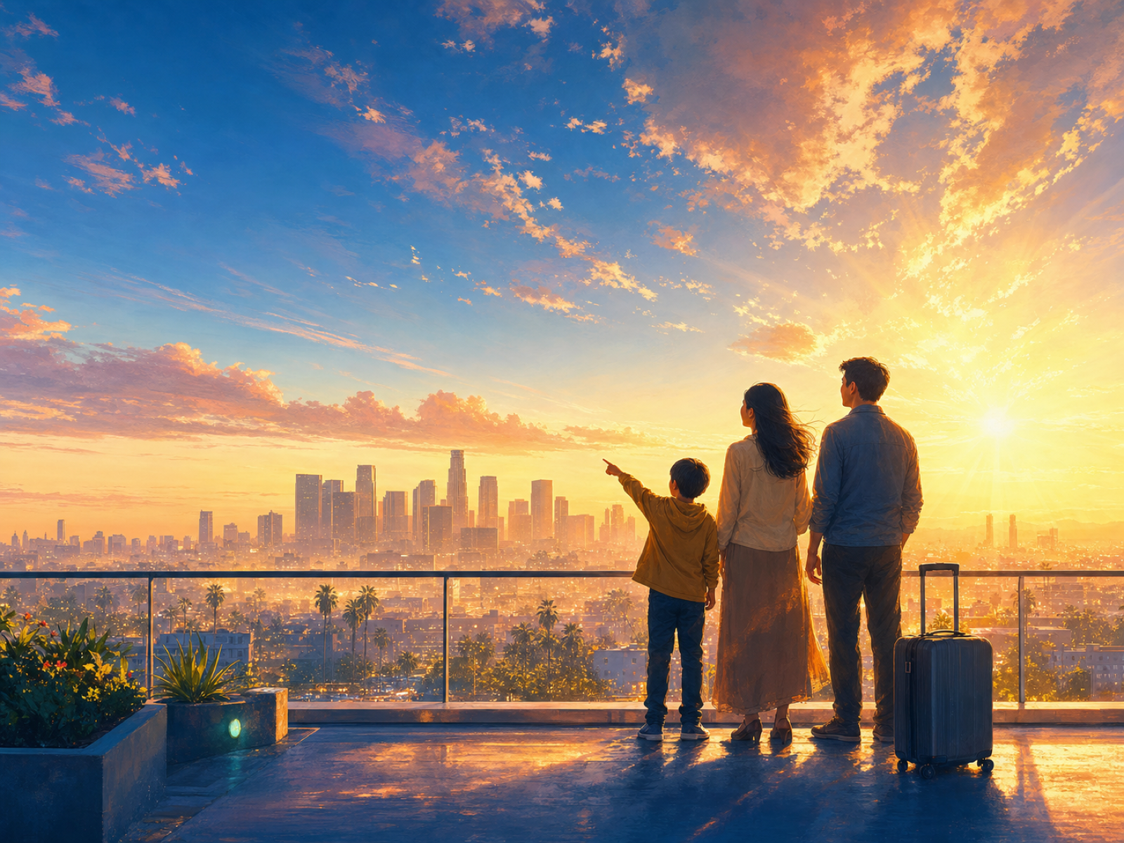 Một gia đình Việt Nam nhìn về chân trời mới ở Mỹ / A Vietnamese family looking toward a new American horizon