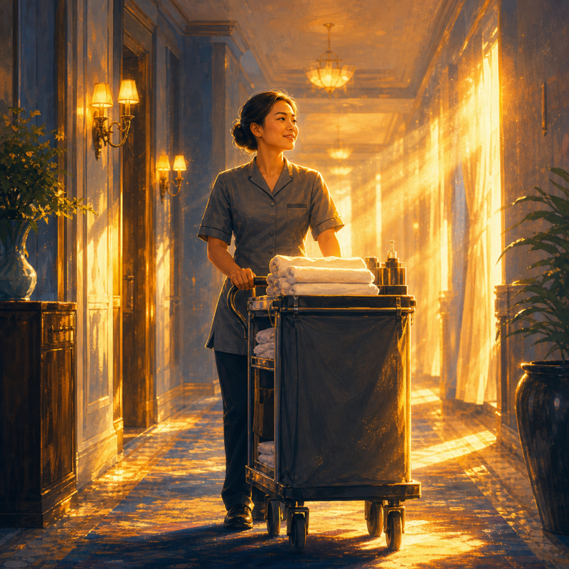 Khách sạn, housekeeping